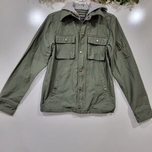 Seibertron Mens XSmall Jarhead Hoodie Bomber Jacket Military Outdoor Utility